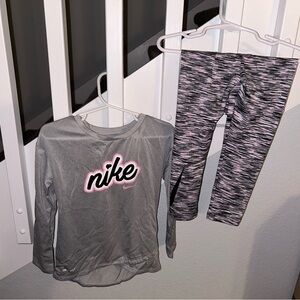 EUC Girls NIKE 4T matching set